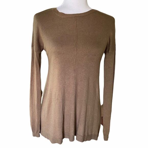 Mary McFadden Brown Sweater SZ S NWOT - Picture 1 of 8